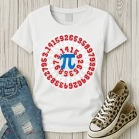 Mathematician Captain Pi Superhero Math Nerd Geek Pi Day Women's T-Shirt thumb 3