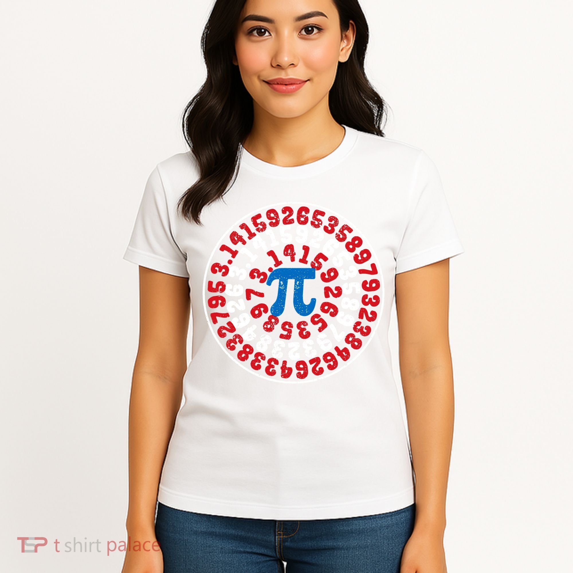 Mathematician Captain Pi Superhero Math Nerd Geek Pi Day Women's T-Shirt