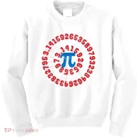 Mathematician Captain Pi Superhero Math Nerd Geek Pi Day Kids Sweatshirt thumb 0