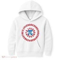 Mathematician Captain Pi Superhero Math Nerd Geek Pi Day Kids Hoodie thumb 0