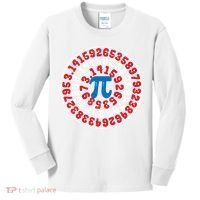 Mathematician Captain Pi Superhero Math Nerd Geek Pi Day Kids Long Sleeve Shirt thumb 0