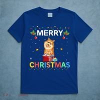 Merry Christmas Pomeranian Dog Lovers Xmas Holiday Party Gift T-Shirt thumb 5