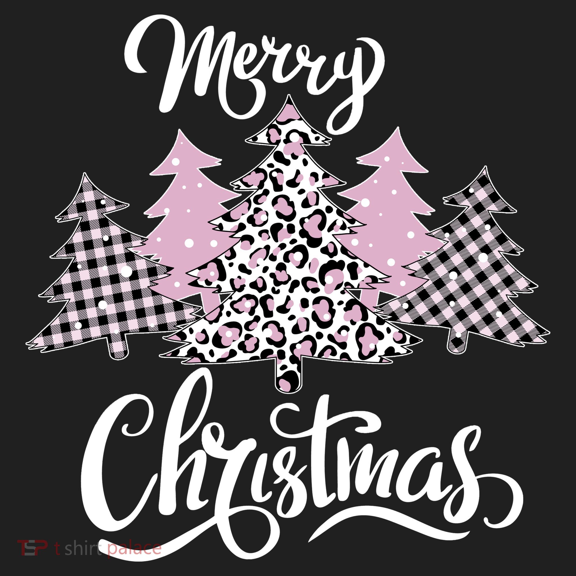 Merry Christmas Pretty And Pink Women's Sweatshirt