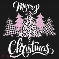 Merry Christmas Pretty And Pink Tote Bag thumb 4