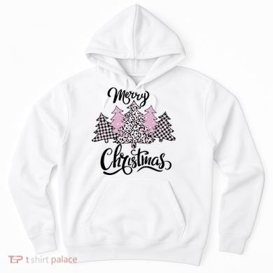 Merry Christmas Pretty And Pink Hoodie