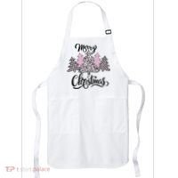Merry Christmas Pretty And Pink Apron thumb 0