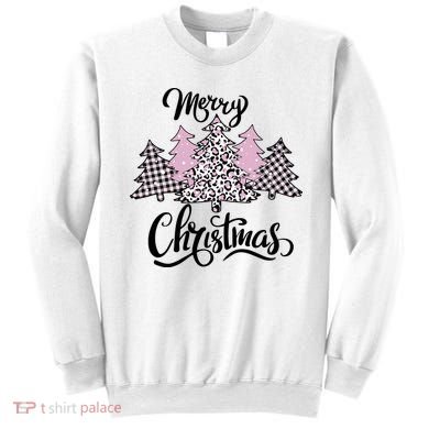Merry Christmas Pretty And Pink Sweatshirt