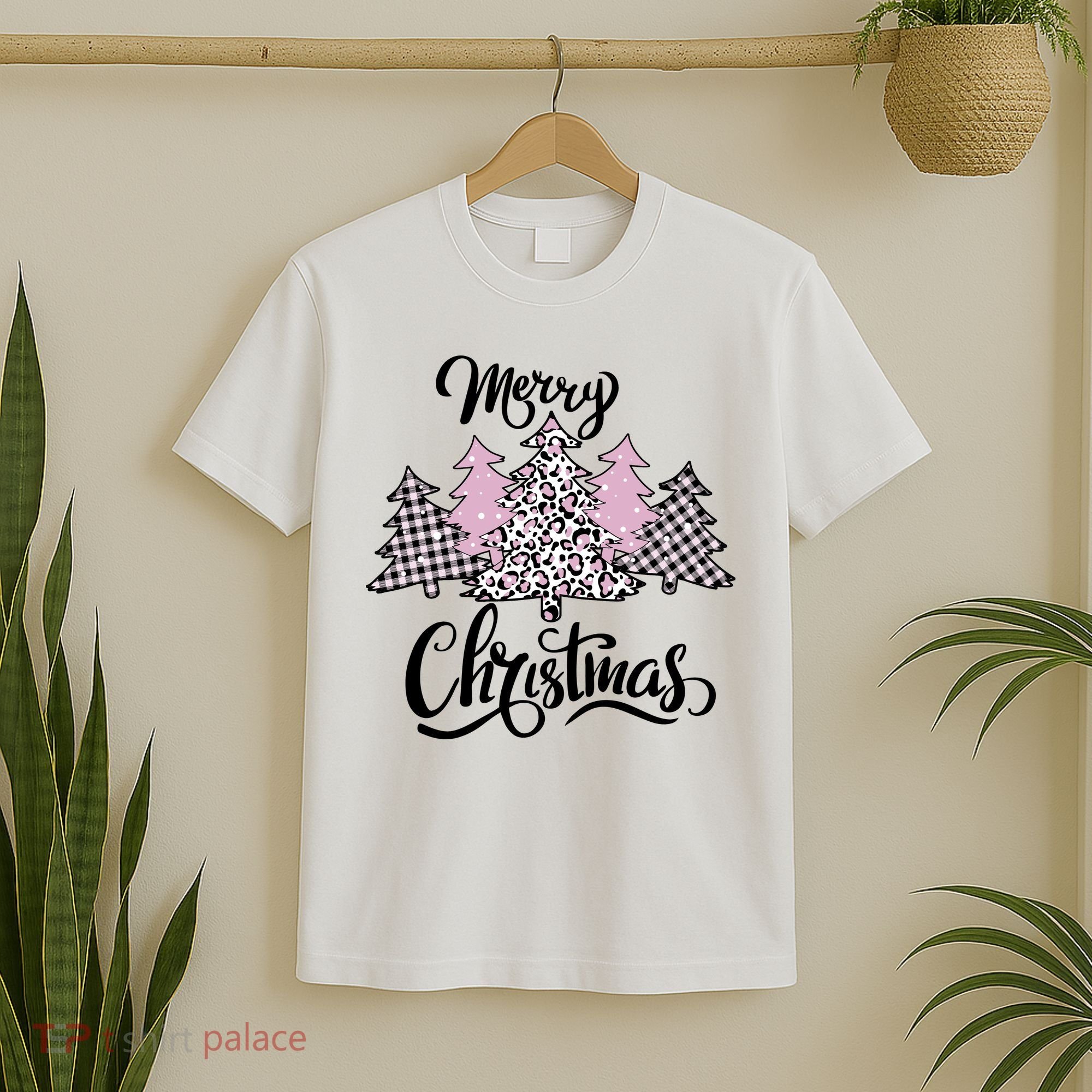 Merry Christmas Pretty And Pink T-Shirt