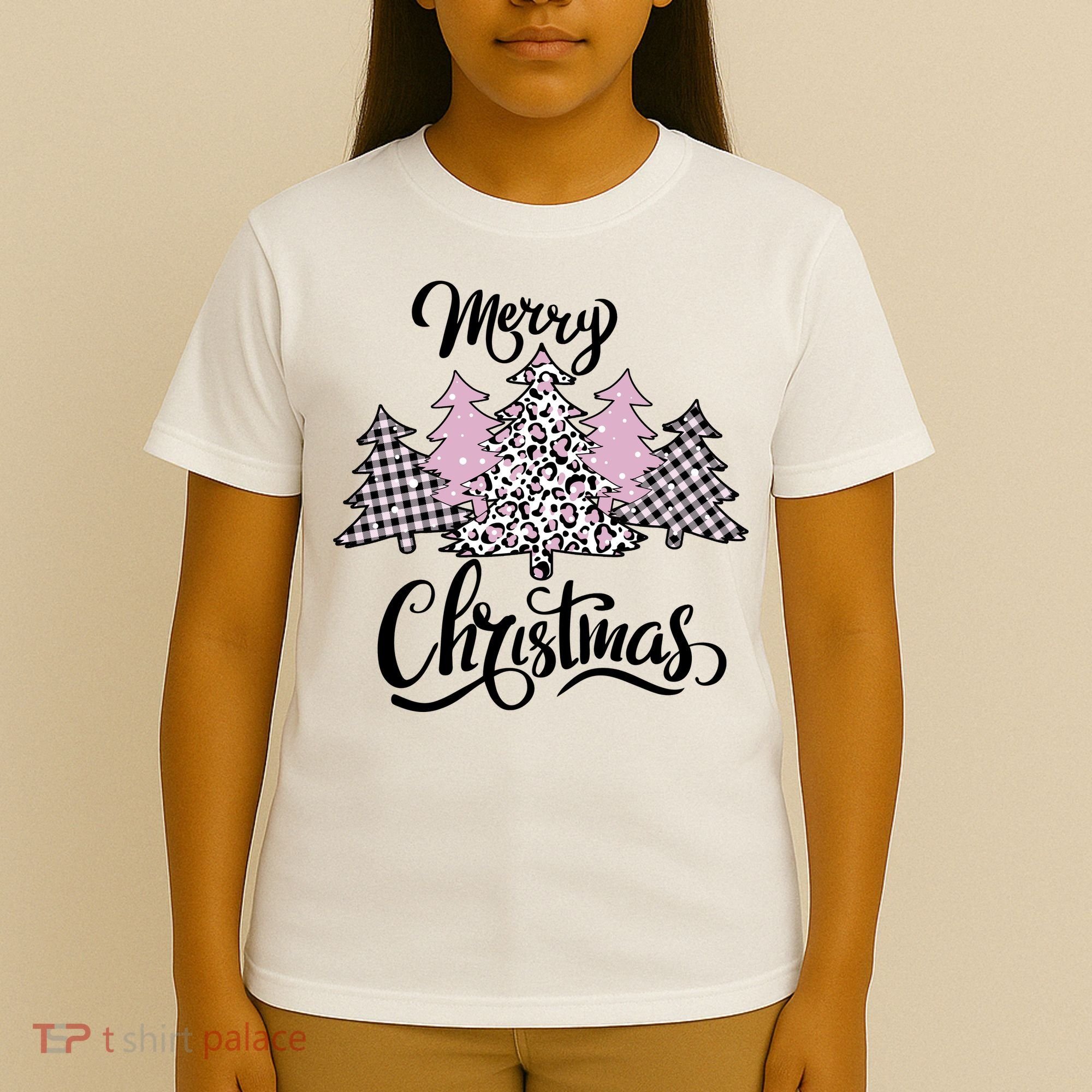 Merry Christmas Pretty And Pink T-Shirt