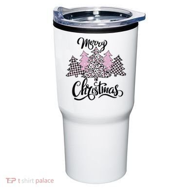 Merry Christmas Pretty And Pink Tumbler