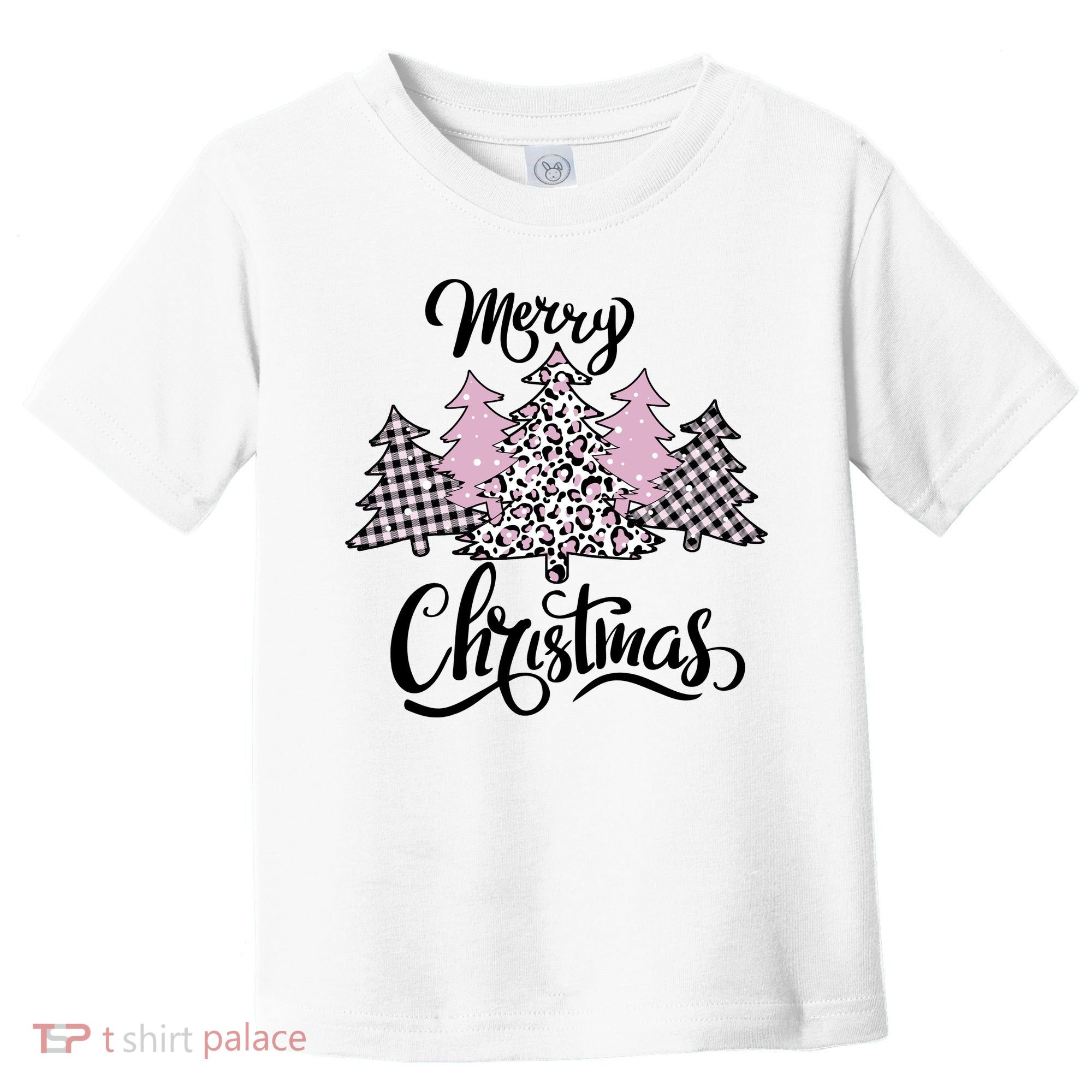 Merry Christmas Pretty And Pink Toddler T-Shirt
