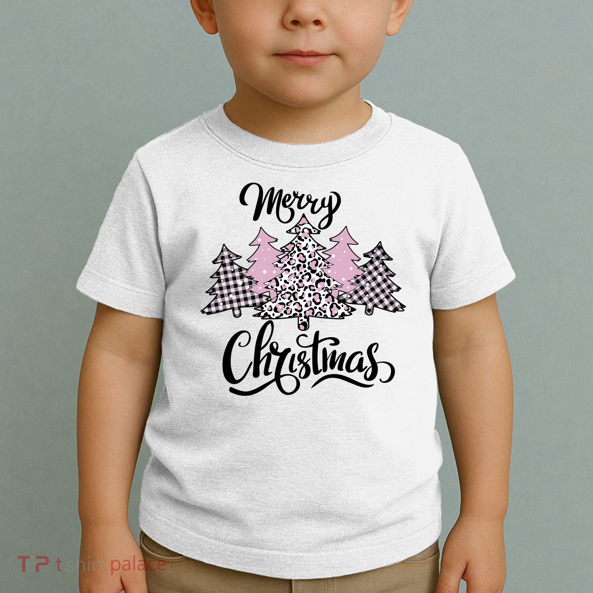 Merry Christmas Pretty And Pink Toddler T-Shirt