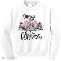 Merry Christmas Pretty And Pink Kids Sweatshirt thumb 0