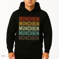Munchkin Cat Retro Hoodie thumb 2