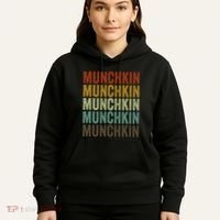 Munchkin Cat Retro Hoodie thumb 5