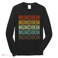 Munchkin Cat Retro Long Sleeve Shirt thumb 0