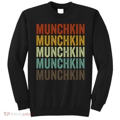 Munchkin Cat Retro Sweatshirt