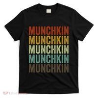 Munchkin Cat Retro T-Shirt thumb 0