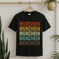 Munchkin Cat Retro T-Shirt thumb 2