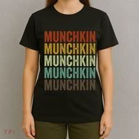 Munchkin Cat Retro T-Shirt thumb 4