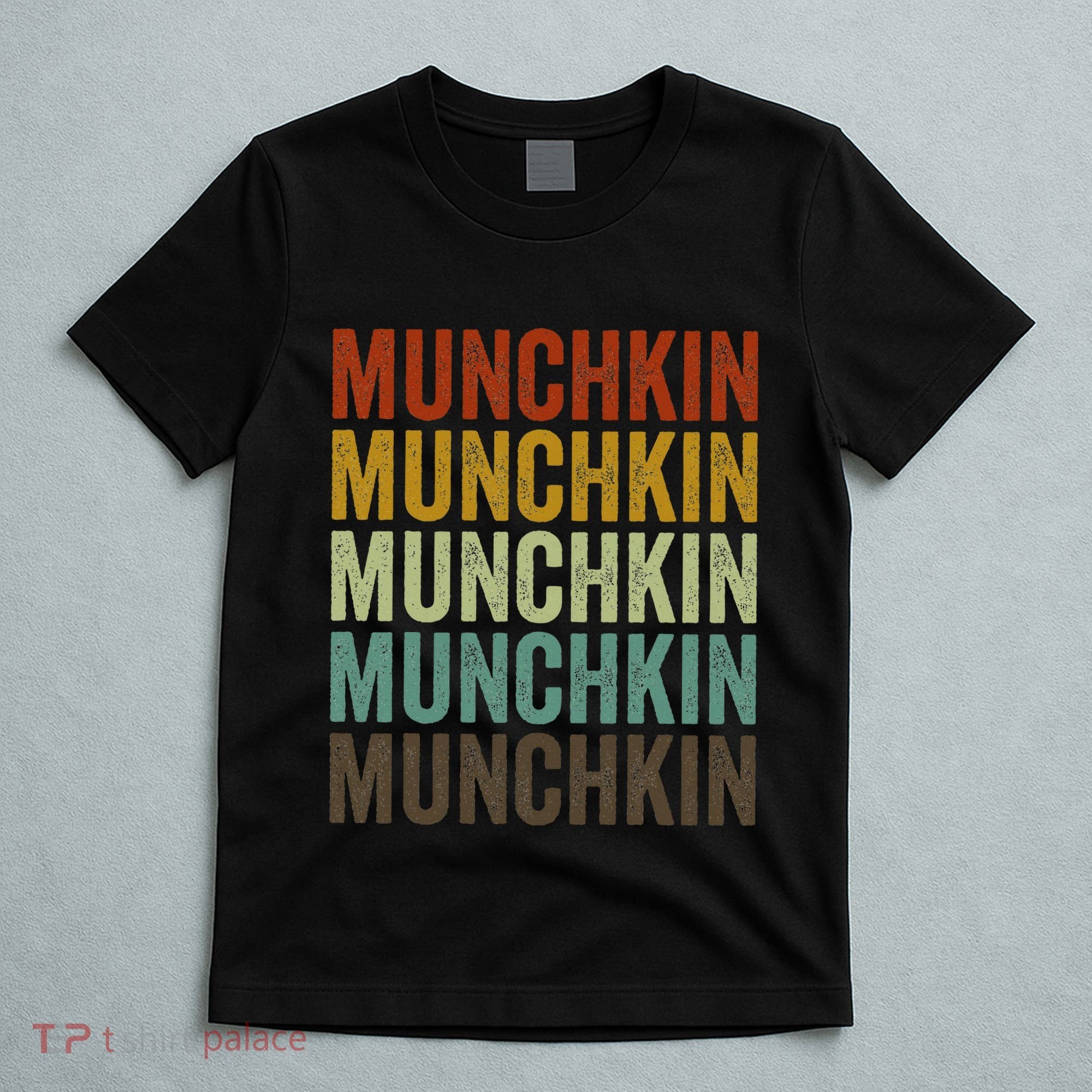 Munchkin Cat Retro T-Shirt
