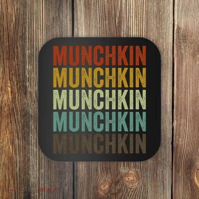 Munchkin Cat Retro Coaster