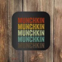 Munchkin Cat Retro Coaster thumb 0
