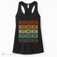 Munchkin Cat Retro Women's Tank Top thumb 0