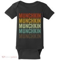 Munchkin Cat Retro Baby Bodysuit thumb 0