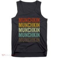Munchkin Cat Retro Tank Top thumb 0