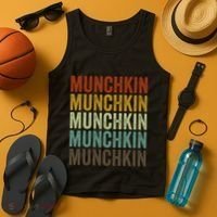 Munchkin Cat Retro Tank Top thumb 4