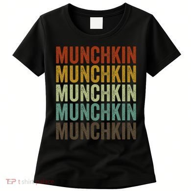 Munchkin Cat Retro Women's T-Shirt