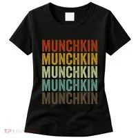 Munchkin Cat Retro Women's T-Shirt thumb 0