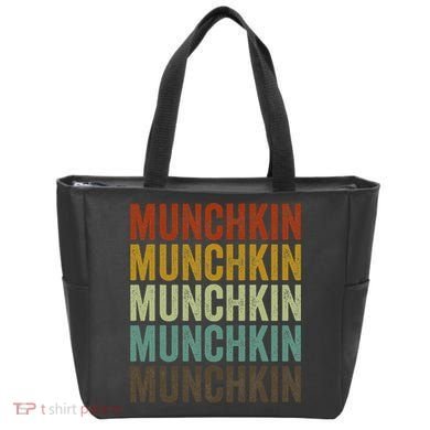 Munchkin Cat Retro Tote Bag
