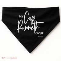 My Cups Runneth Over Joy Peace Hope and Love USA-Made Doggie Bandana thumb 0