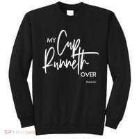 My Cups Runneth Over Joy Peace Hope and Love Sweatshirt thumb 0