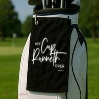 My Cups Runneth Over Joy Peace Hope and Love Golf Towel thumb 2
