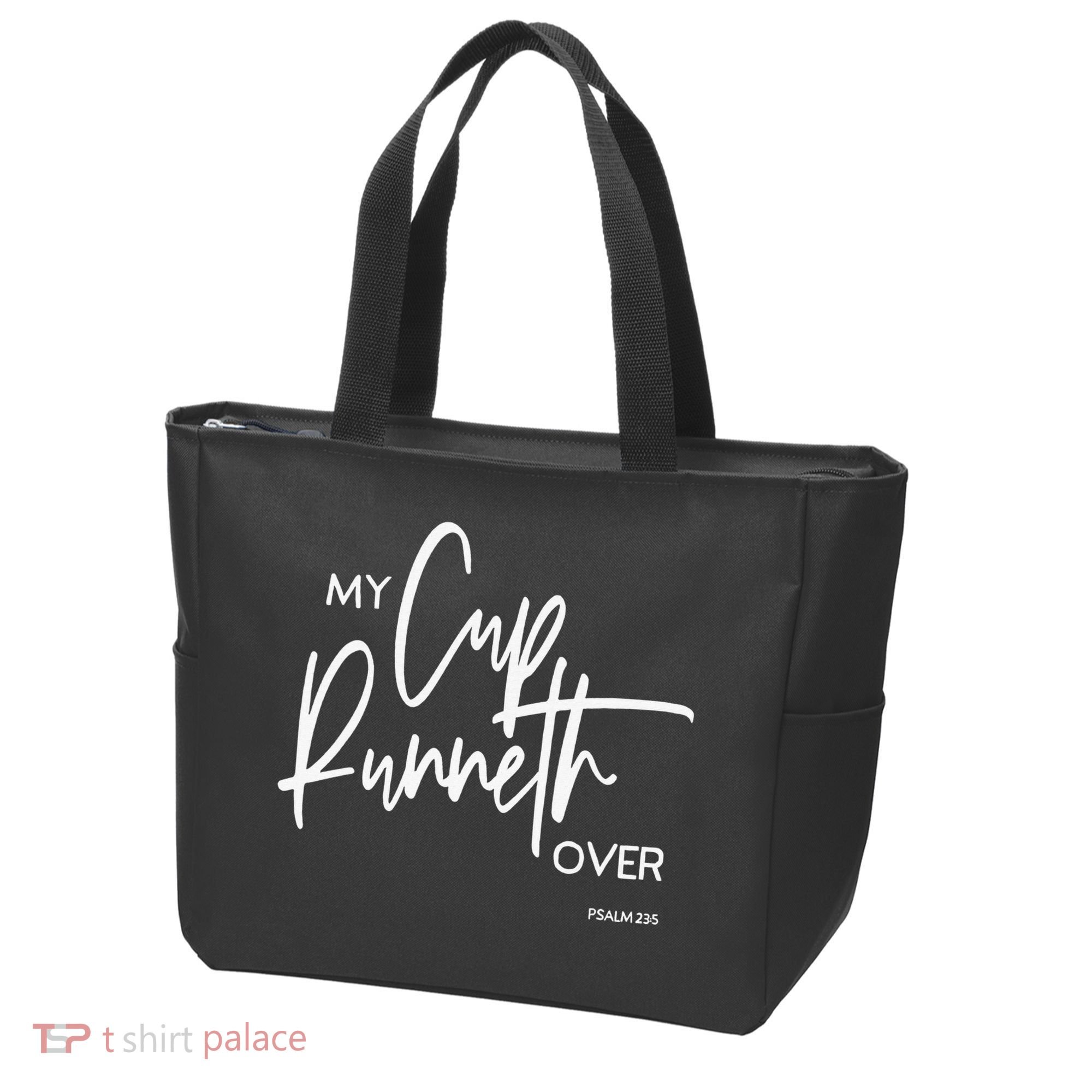 My Cups Runneth Over Joy Peace Hope and Love Tote Bag