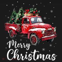 Merry Christmas Red Truck Family Matching Christmas Pajama Women's Tank Top thumb 5