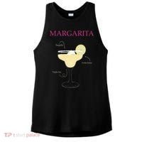 Margarita Cocktail Recipe Ladies PosiCharge Tri-Blend Wicking Tank thumb 0