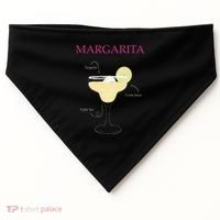 Margarita Cocktail Recipe USA-Made Doggie Bandana thumb 0