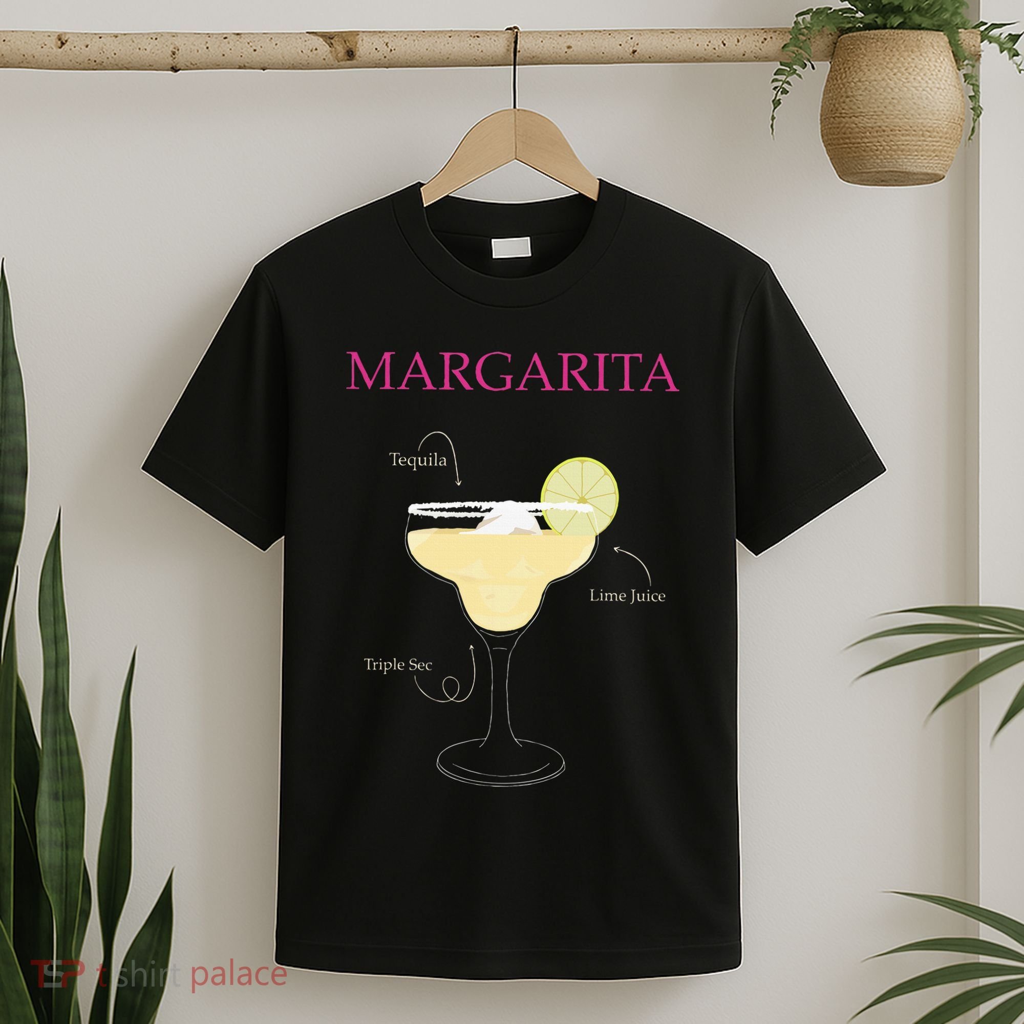 Margarita Cocktail Recipe T-Shirt