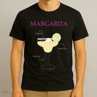 Margarita Cocktail Recipe T-Shirt thumb 3
