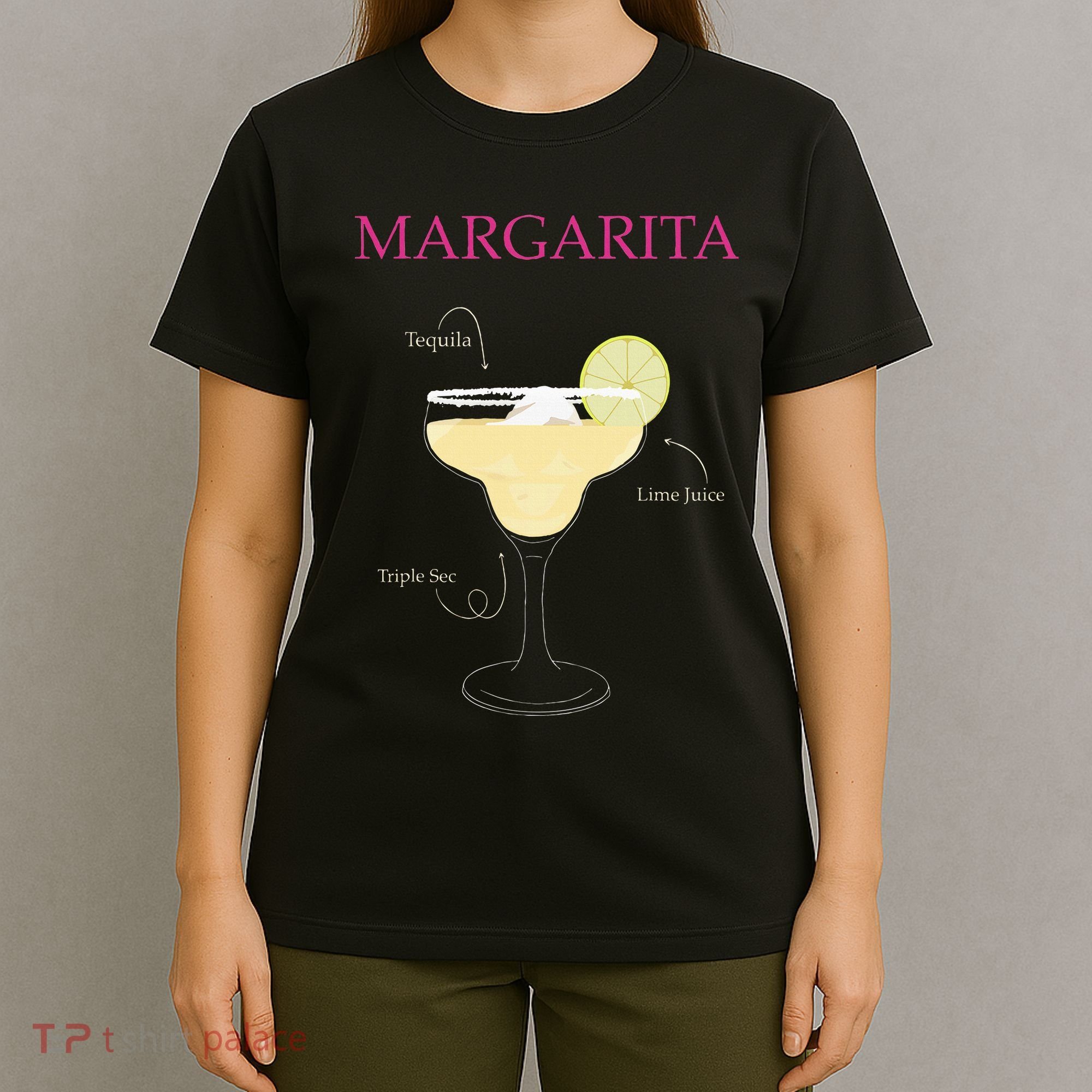 Margarita Cocktail Recipe T-Shirt