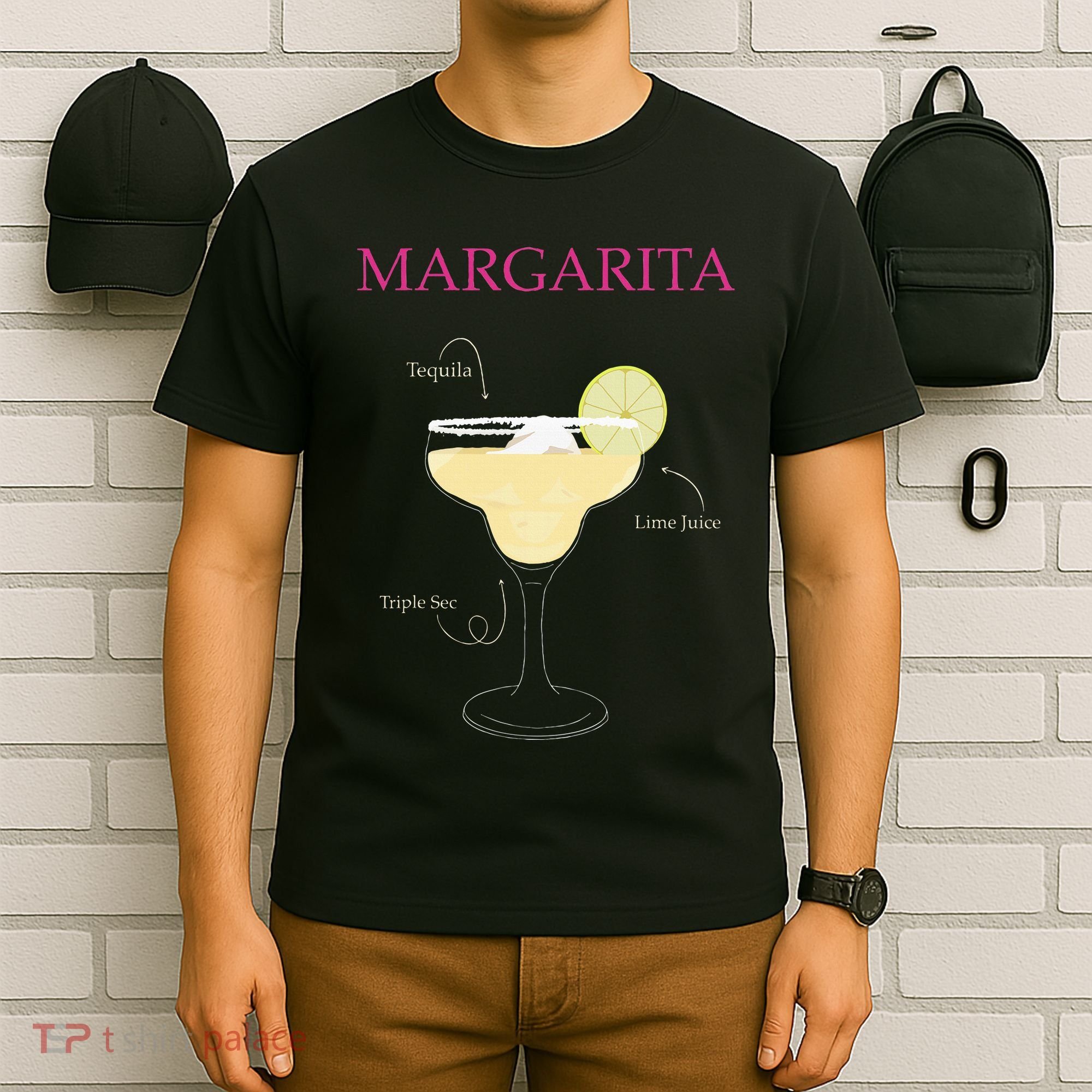 Margarita Cocktail Recipe T-Shirt