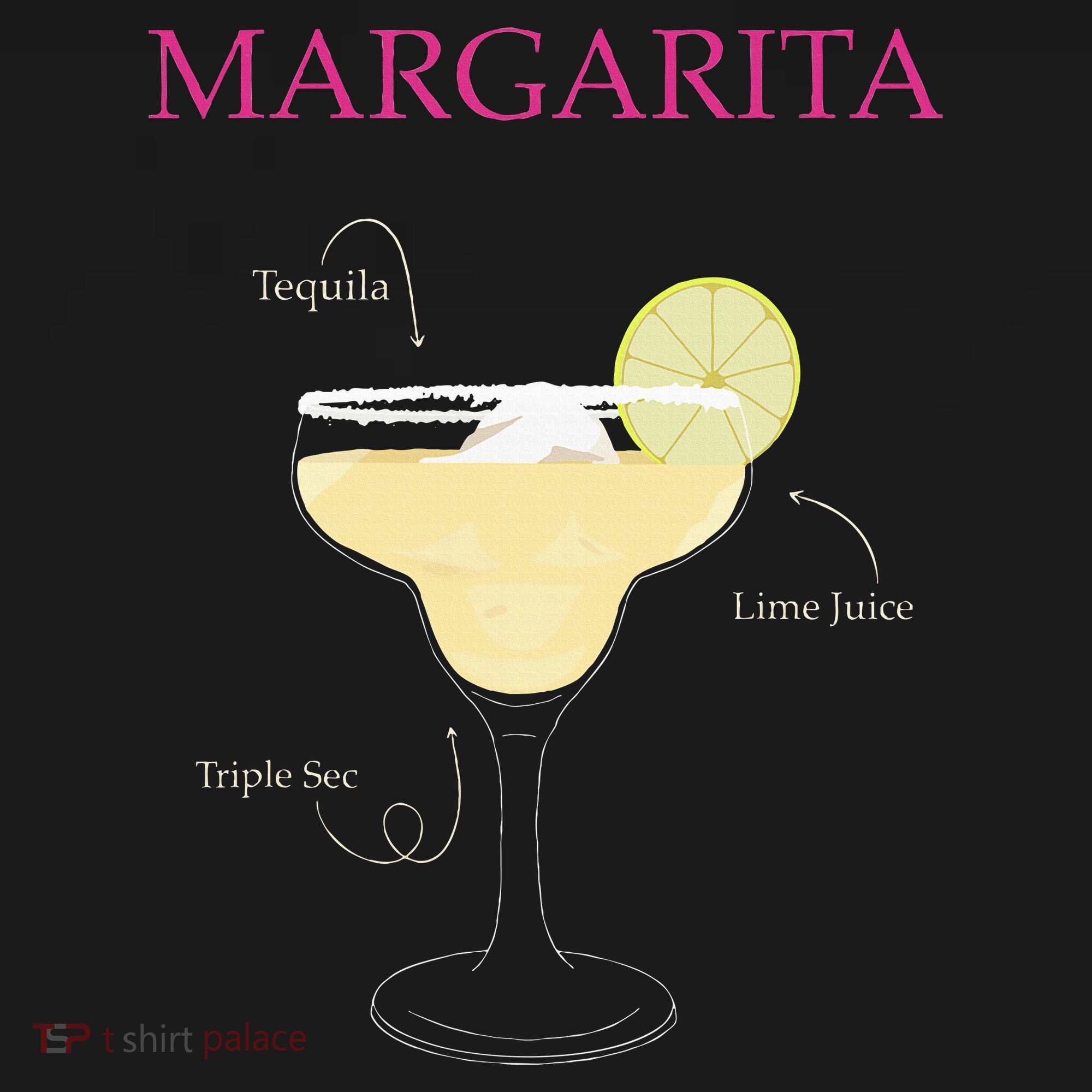 Margarita Cocktail Recipe Women's Tank Top