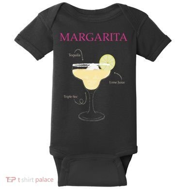 Margarita Cocktail Recipe Baby Bodysuit