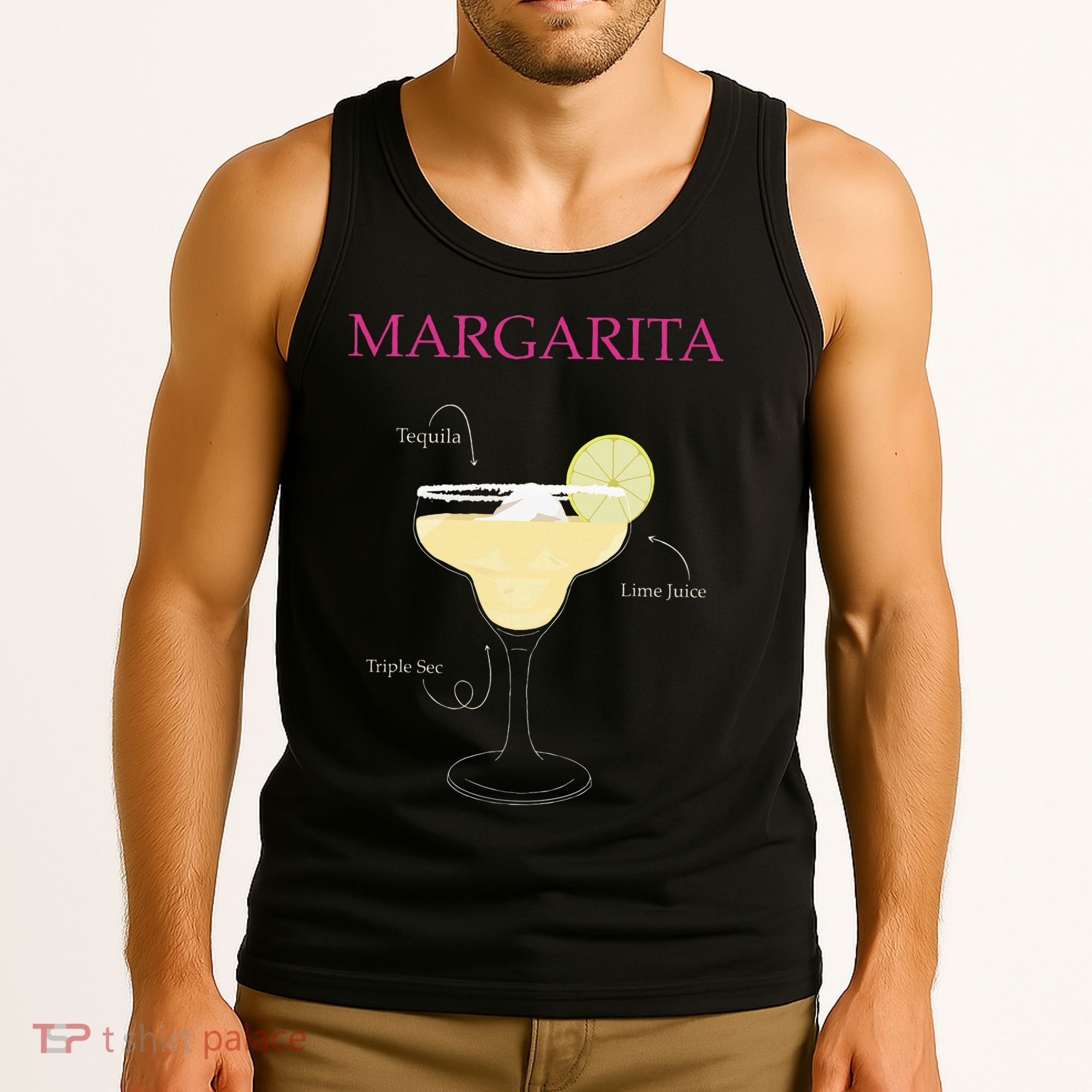 Margarita Cocktail Recipe Tank Top