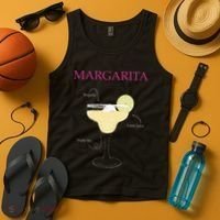 Margarita Cocktail Recipe Tank Top thumb 4
