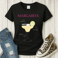 Margarita Cocktail Recipe Women's T-Shirt thumb 3